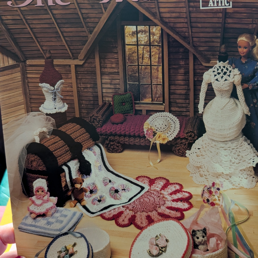 Elegant Crochet Dollhouse Decor Set